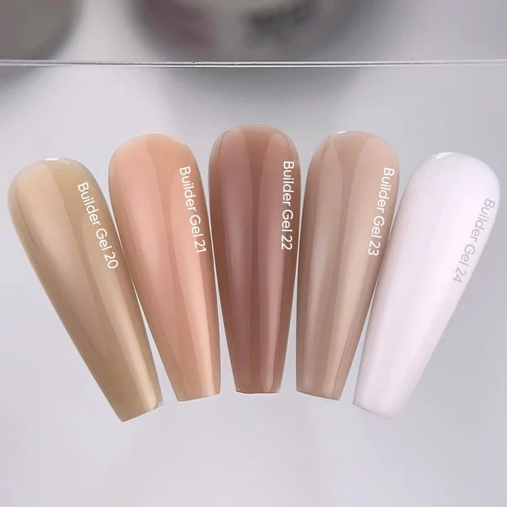 NAILSOFTHEDAY Builder Gel 22 — gel nude para extensiones de uñas, 15 ml