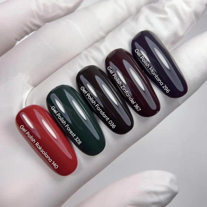 NAILSOFTHEDAY Gel Polish Forest — esmalte semipermanente verde oscuro, cobertura en una sola capa, 10 ml
