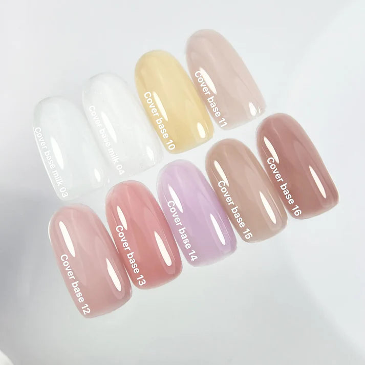Nailsoftheday Cover Base NEW Formula 15 — base camufladora en un tono nude natural, ideal para uñas, 30 ml