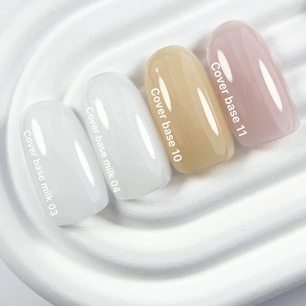 Nailsoftheday Cover base NEW Formula 12 — base camuflaje en tono beige rosado apagado para uñas, 10 ml