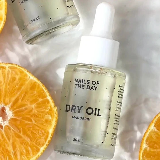 NAILSOFTHEDAY Dry Oil Mandarin — aceite seco para cutículas, 30 ml