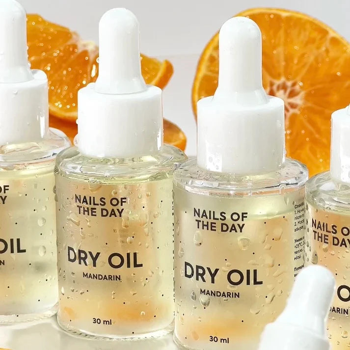 NAILSOFTHEDAY Dry Oil Mandarin — aceite seco para cutículas, 30 ml