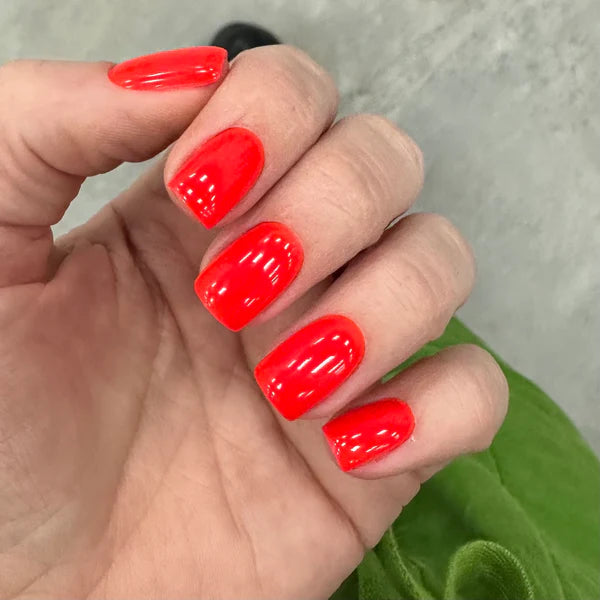 NAILSOFTHEDAY Let's Special Red: esmalte semipermanente rojo especial que se superpone en una capa, 10 ml