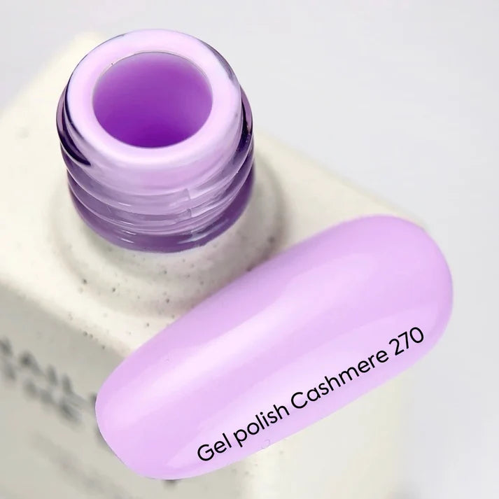 NAILSOFTHEDAY Gel Polish Cashmere — esmalte semipermanente lila pastel con cobertura en una capa, 10 ml