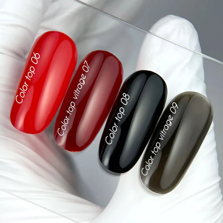 NAILSOFTHEDAY Color Top 06 — clásico rojo intenso sin capa pegajosa, 10 ml