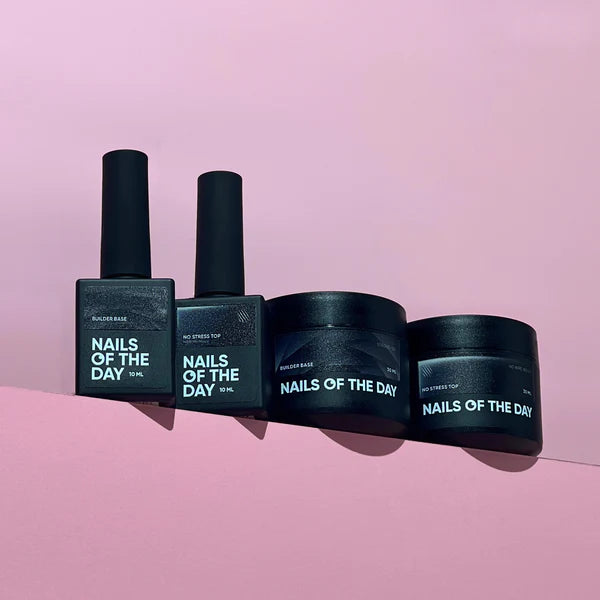 NAILSOFTHEDAY No stress top no wipe - top brillante sin capa pegajosa y sin filtros UV, top ANTI-RAYAS, 10 ml