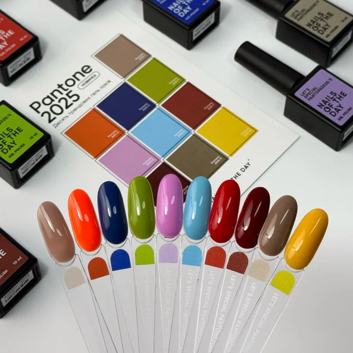 NAILSOFTHEDAY Let’s special Pantone2025/4 — esmalte semipermanente verde oliva, que cubre en una capa, 10 ml