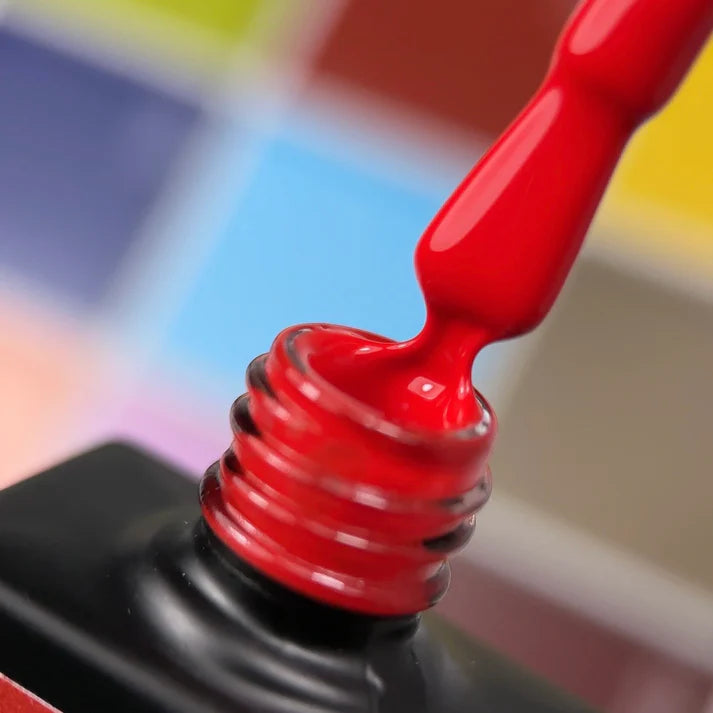 NAILSOFTHEDAY Let’s special Pantone2025/7 — esmalte semipermanente rojo clásico, que cubre en una capa, 10 ml