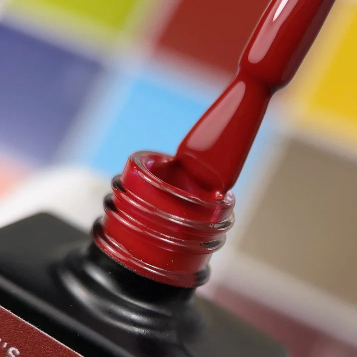 NAILSOFTHEDAY Let’s special Pantone2025/8 — esmalte semipermanente rojo vino profundo, que cubre en una capa, 10 ml