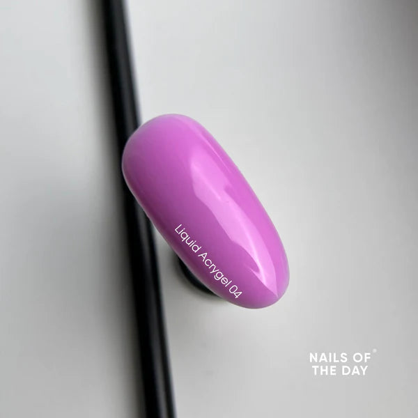 NAILSOFTHEDAY Liquid Acrygel 04 — Acrygel líquido rosa de nueva fórmula para uñas, 15 ml