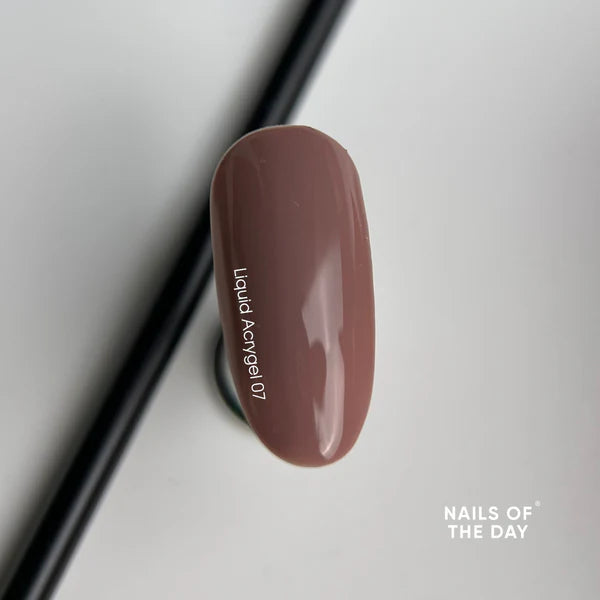 NAILSOFTHEDAY Liquid Acrygel 07 — Acrygel líquido nude de nueva fórmula para uñas, 15 ml