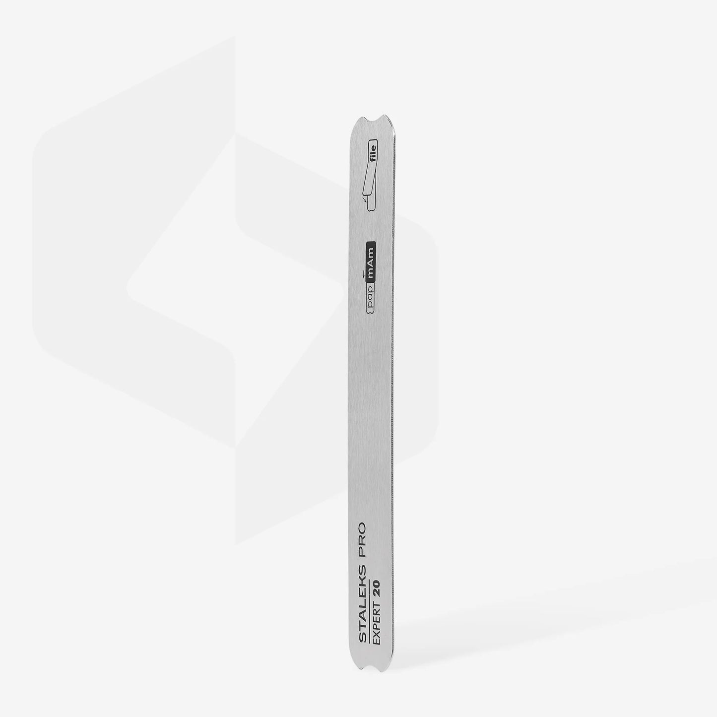 Staleks Pro Base metálica recta para lima de uñas EXPERT 20