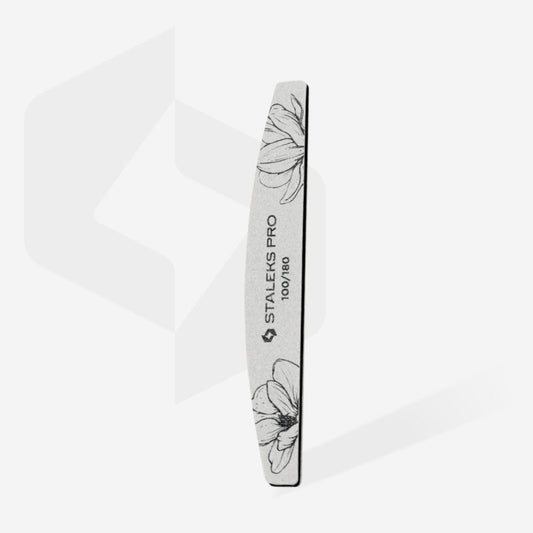Staleks Lima mineral para uñas EXPERT 40 de media luna, grano 100/180 (25 uds.)