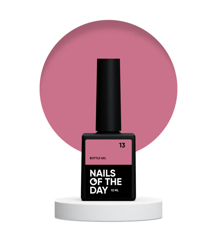 NAILSOFTHEDAY Bottle gel 13 — gel ultrafuerte para uñas, 10 ml