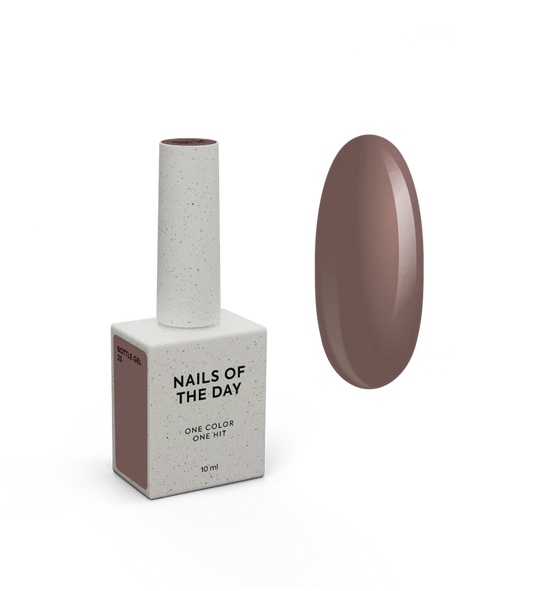 NAILSOFTHEDAY Bottle Gel 25 – gel ultraresistente beige frío para el refuerzo de uñas, 10 ml