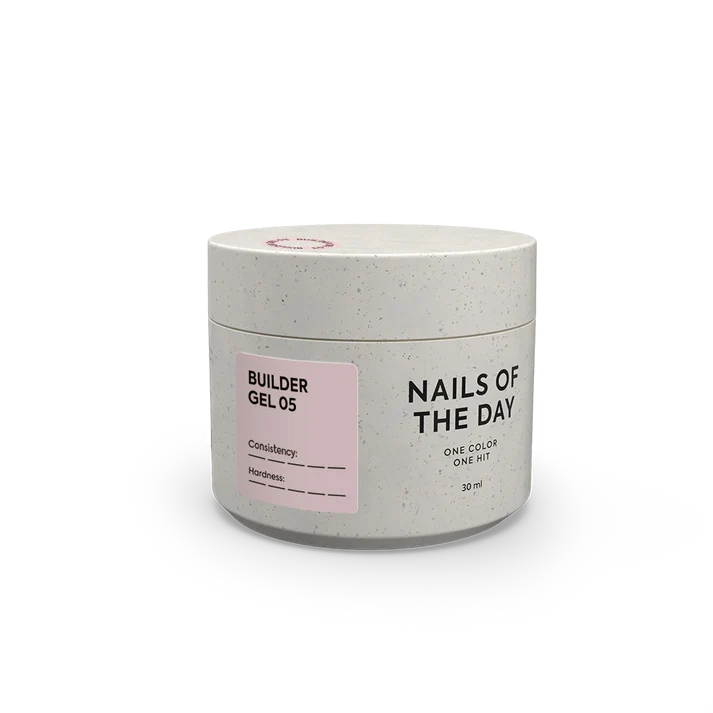 NAILSOFTHEDAY Builder Gel 05 — gel nude para extensiones de uñas, 30 ml