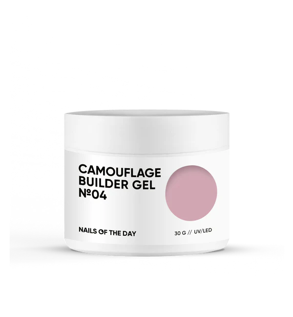 NAILSOFTHEDAY Camouflage builder gel 04 — gel constructor de camuflaje nude para uñas, 30 g