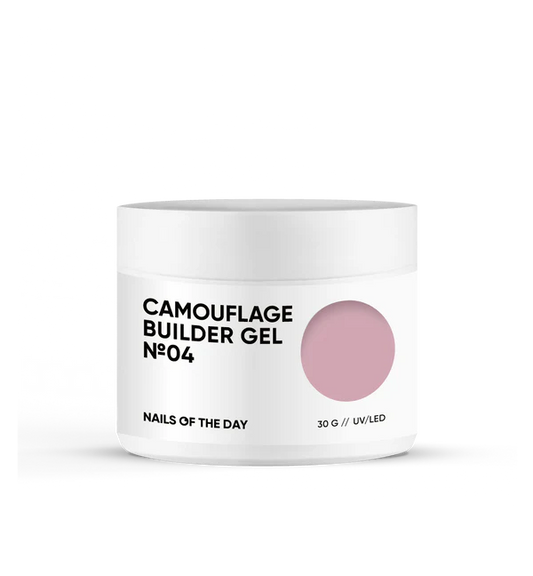 NAILSOFTHEDAY Camouflage builder gel 04 — gel constructor de camuflaje nude para uñas, 30 g