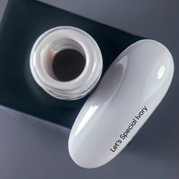NAILSOFTHEDAY Let's Special Ivory — esmalte semipermanente de uñas crema que cubre en una capa, 10 ml