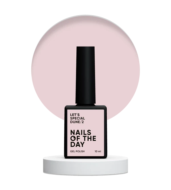 NAILSOFTHEDAY Let's Special Dune/2 — Esmalte semipermanente de uñas Desert Veil que cubre una capa, 10 ml