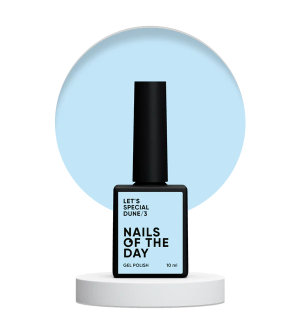 NAILSOFTHEDAY Let's Special Dune/3 - Esmalte semipermanente de uñas de color ojos/polvoriento cielo del desierto que cubre una capa, 10 ml