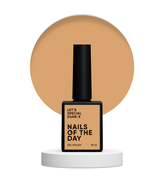 NAILSOFTHEDAY Let's Special Dune/5 — esmalte semipermanente de uñas Morning Sand of the Desert que cubre una capa, 10 ml