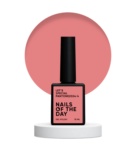 NAILSOFTHEDAY Let's Special Pantone2024/4 — Esmalte semipermanente de uñas melocotón que cubre en una capa, 10 ml