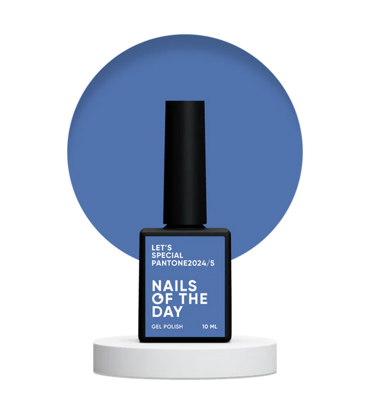NAILSOFTHEDAY Let's Special Pantone2024/5 - esmalte semipermanente de uñas denim claro/aciano claro que cubre en una capa, 10 ml