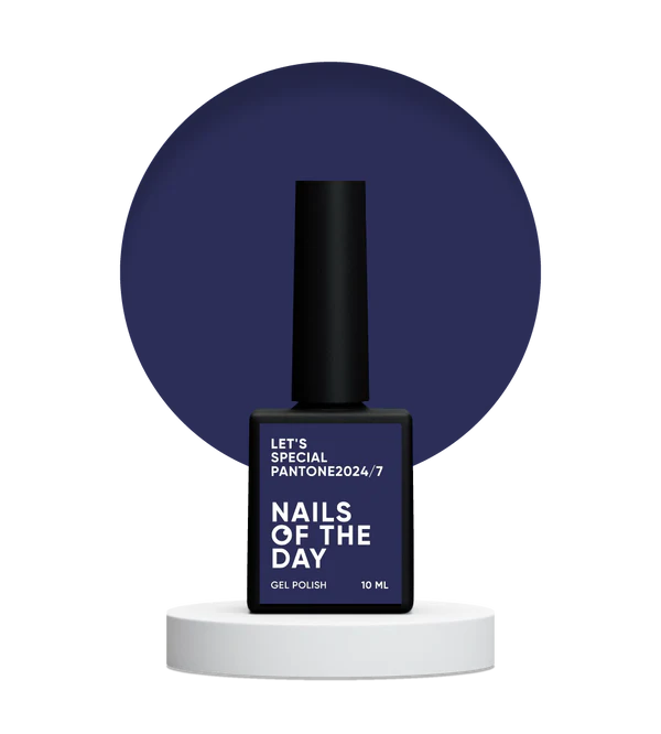 NAILSOFTHEDAY Let's Special Pantone2024/7 — Esmalte semipermanente de uñas gris azulado que cubre en una capa, 10 ml