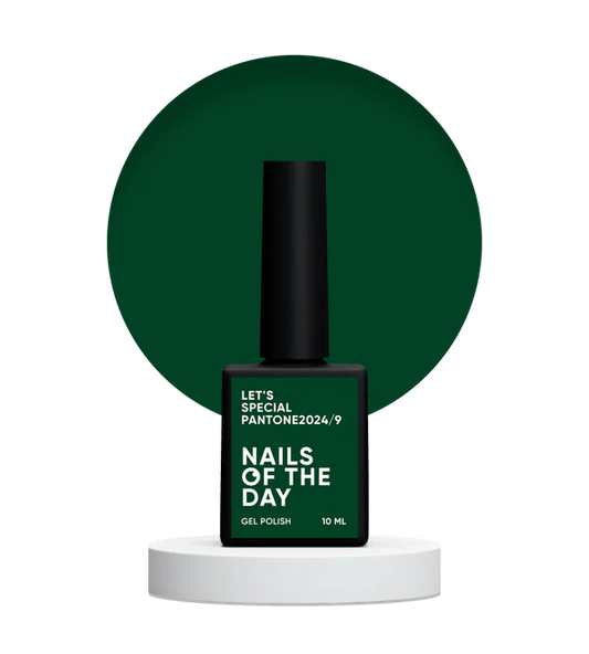 NAILSOFTHEDAY Let's Special Pantone2024/9 — Esmalte semipermanente de uñas verde hierba que cubre en dos capas finas, 10 ml