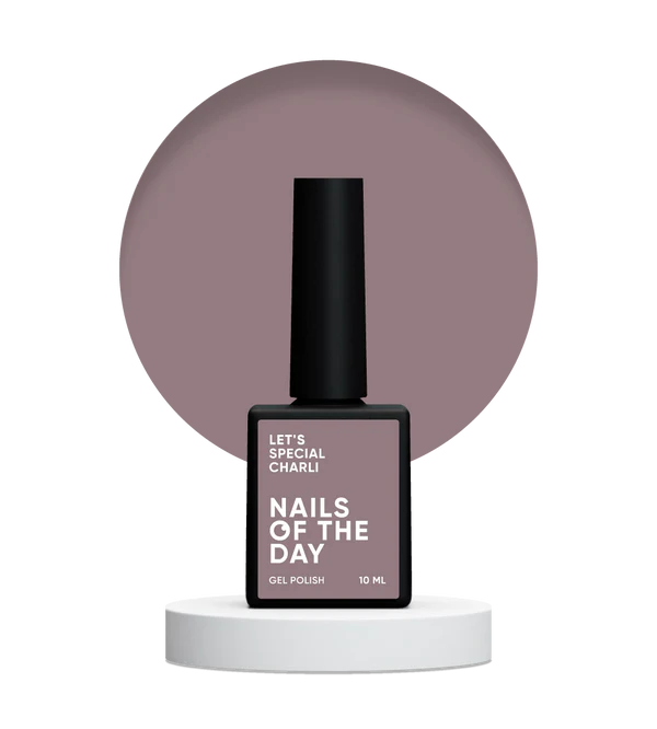 NAILSOFTHEDAY Let's Special Charli: esmalte de uñas en gel de color chocolate frío que cubre una capa, 10 ml