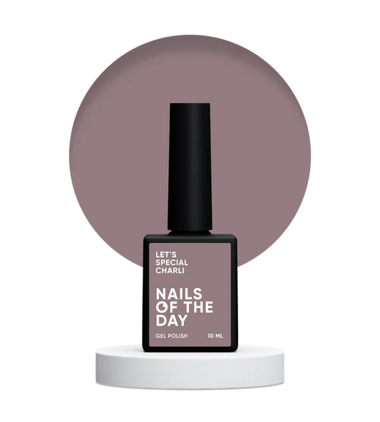 NAILSOFTHEDAY Let's Special Charli: esmalte de uñas en gel de color chocolate frío que cubre una capa, 10 ml