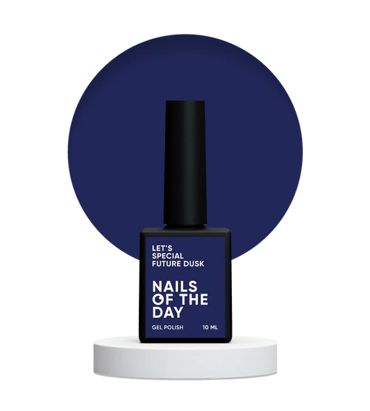 NAILSOFTHEDAY Let's Special Future Dusk — esmalte semipermanente de uñas de color azul oscuro, monocapa 10 ml