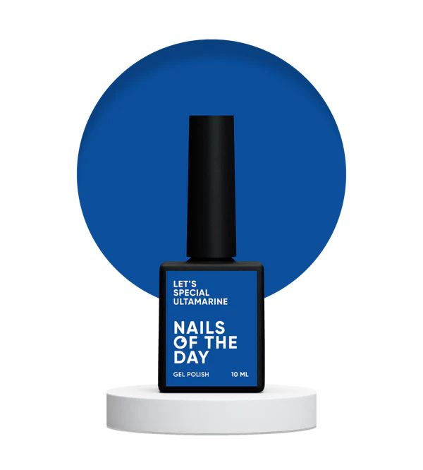 NAILSOFTHEDAY Let's Special Ultramarine: esmalte semipermanente de uñas azul marino que cubre en una capa, 10 ml