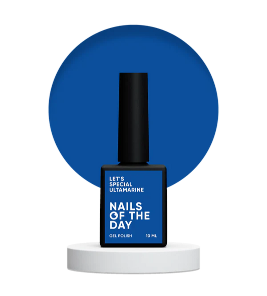 NAILSOFTHEDAY Let's Special Ultramarine: esmalte semipermanente de uñas azul marino que cubre en una capa, 10 ml
