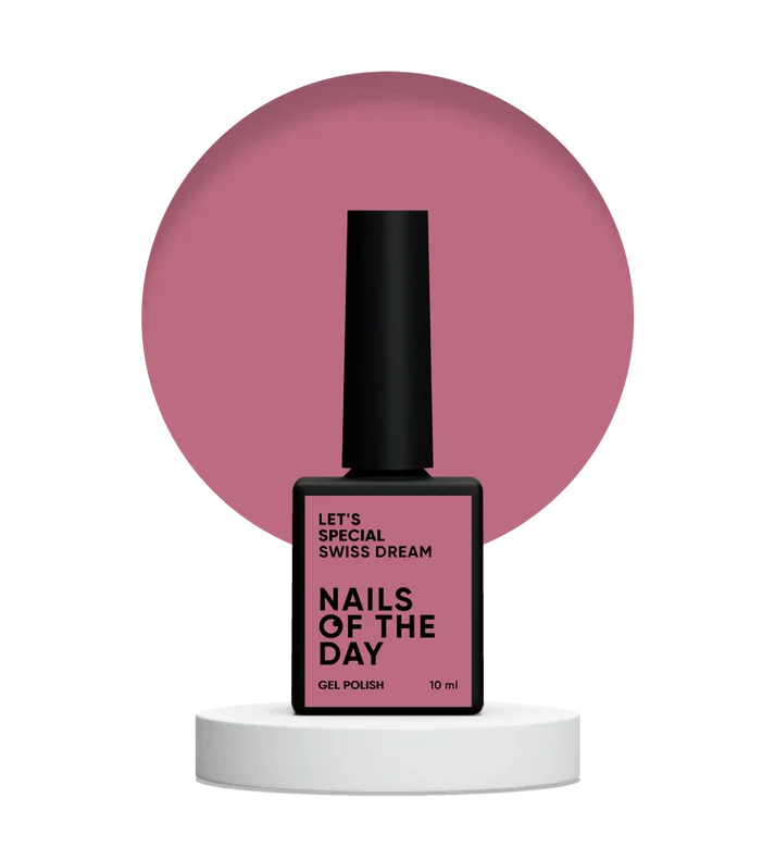 NAILSOFTHEDAY Let’s Special Swiss Dream — esmalte semipermanente en un tono rosa polvoriento, que cubre perfectamente en una sola capa, 10 ml