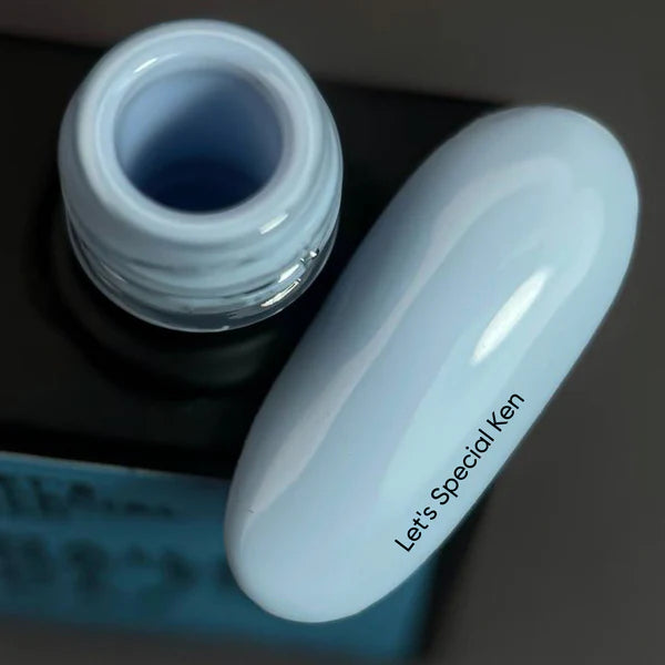 NAILSOFTHEDAY Let's Special Ken: esmalte semipermanente de uñas especial azul cielo que se superpone en una capa, 10 ml