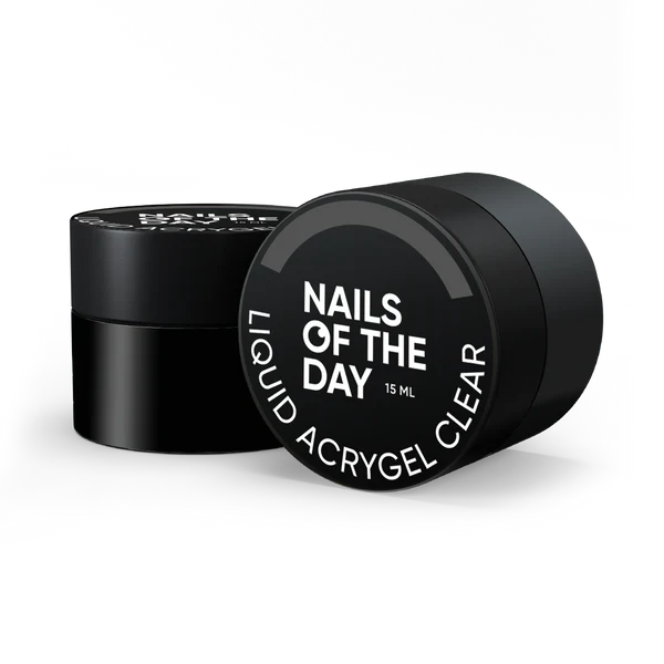 NAILSOFTHEDAY Liquid Acrygel clear — acrílico líquido transparente de una nueva fórmula para las uñas, 15 ml