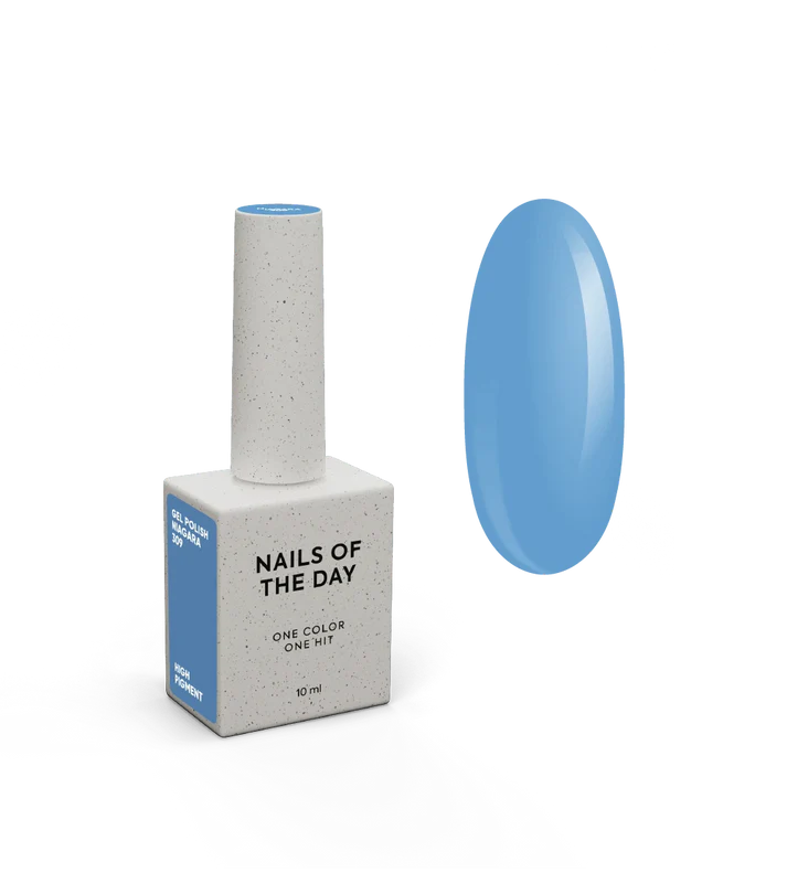 NAILSOFTHEDAY Let's Special Niagara - Esmalte de uñas en gel de una capa de color azul apagado,oscuro/vaquero 10 ml