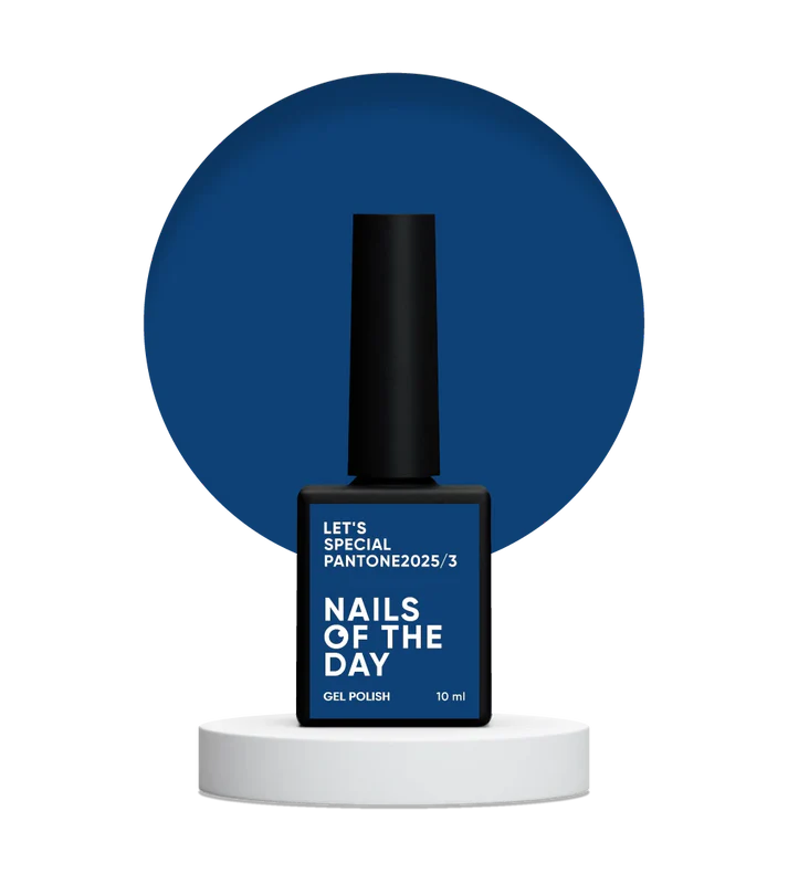 NAILSOFTHEDAY Let’s special Pantone2025/3 — esmalte semipermanente azul oscuro profundo, que cubre en una capa, 10 ml