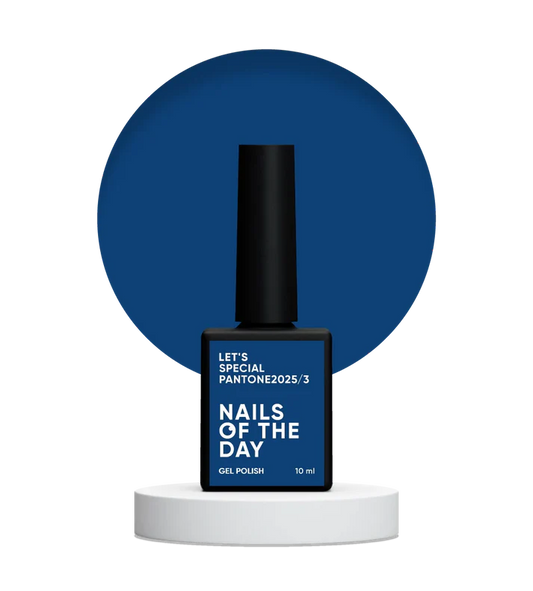 NAILSOFTHEDAY Let’s special Pantone2025/3 — esmalte semipermanente azul oscuro profundo, que cubre en una capa, 10 ml
