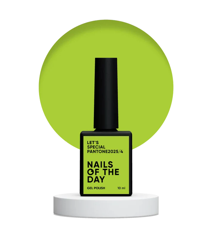 NAILSOFTHEDAY Let’s special Pantone2025/4 — esmalte semipermanente verde oliva, que cubre en una capa, 10 ml