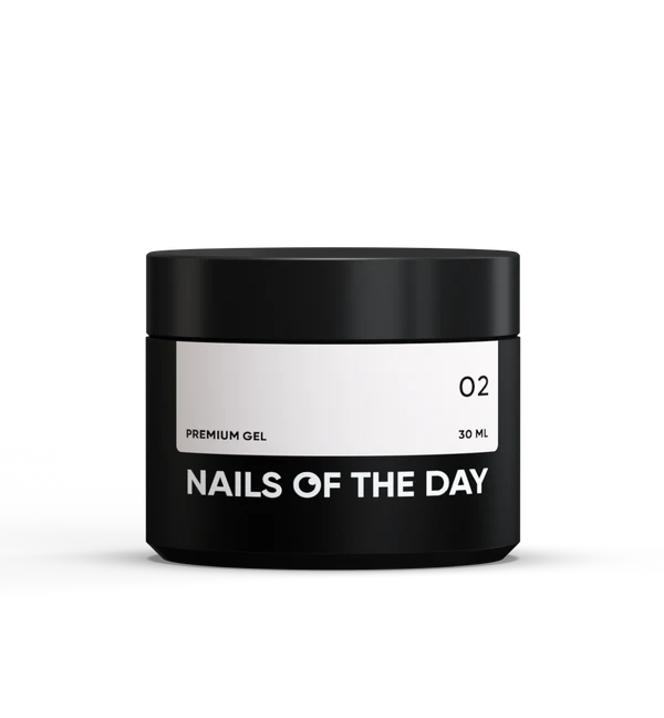 NAILSOFTHEDAY Premium gel 02 — gel constructor rosa leche, 30 ml