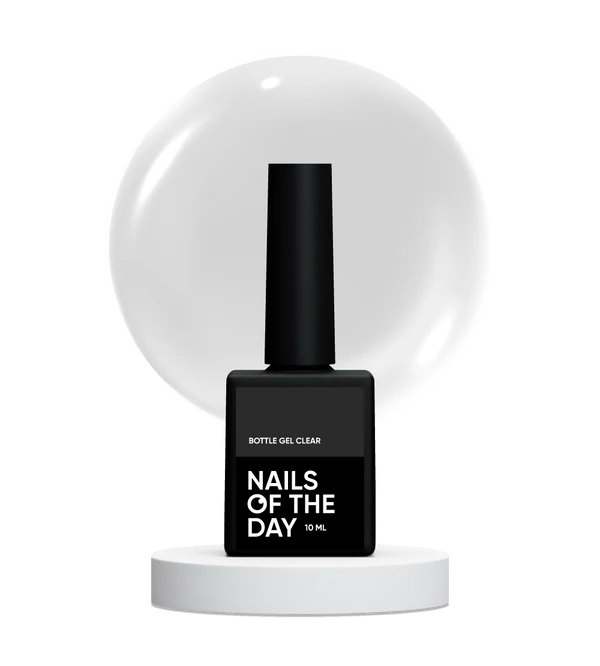 NAILSOFTHEDAY Bottle gel clear – gel transparente ultrafuerte, 10 ml
