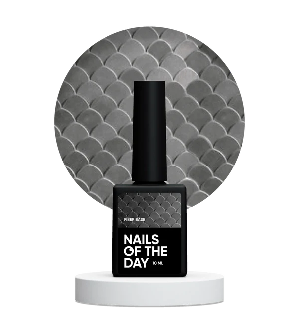 NAILSOFTHEDAY Fiber base – base para uñas con fibras de nailon, 10 ml