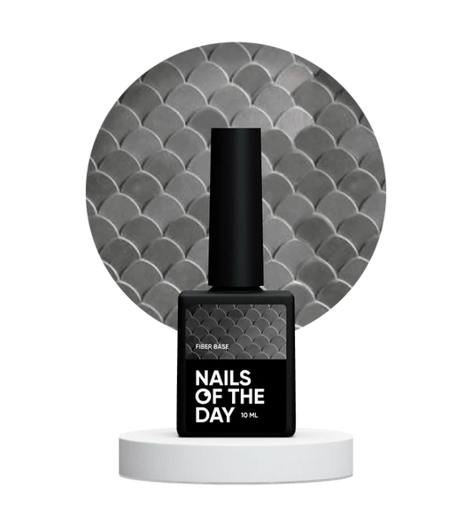 NAILSOFTHEDAY Fiber base – base para uñas con fibras de nailon, 10 ml