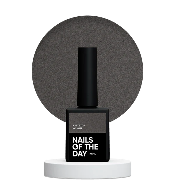 NAILSOFTHEDAY Matte top no wipe – top mate sin capa pegajosa, con filtros UV, 10 ml