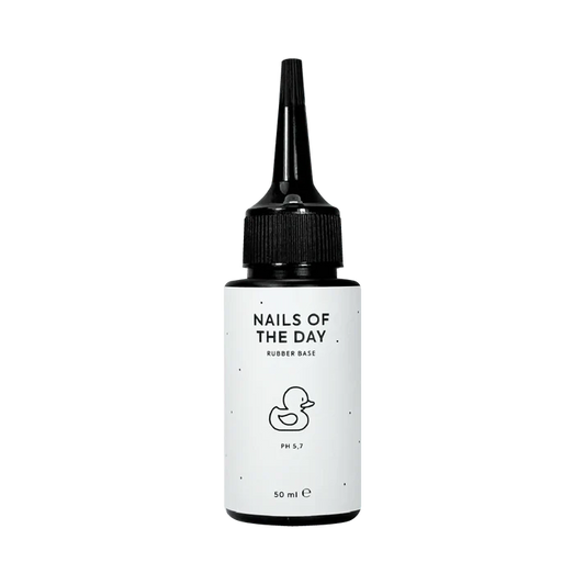 NAILSOFTHEDAY Rubber Base – base de caucho para uñas, 50 ml (recarga)