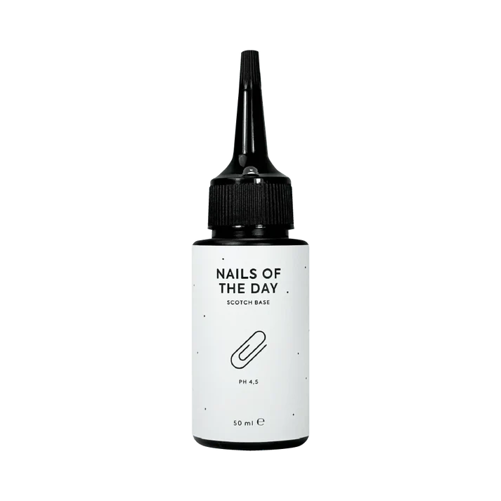 NAILSOFTHEDAY Scotch Base — base adhesiva líquida para uñas, 50 ml (recarga)