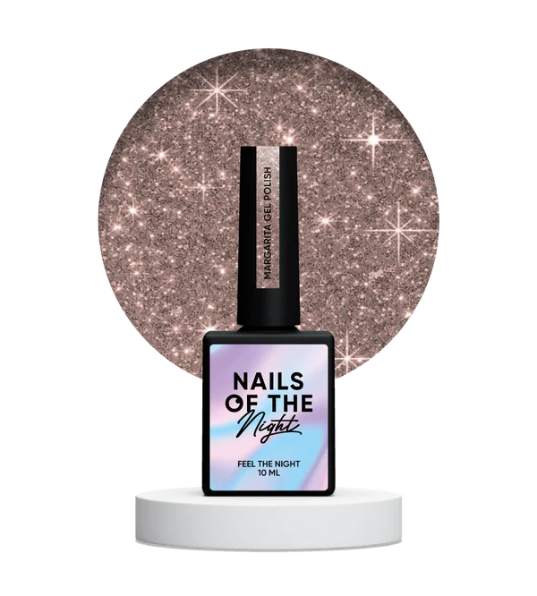 NAILSOFTHENIGHT Margarita gel polish: esmalte semipermanente nude rosado reflectante para uñas, 10 ml